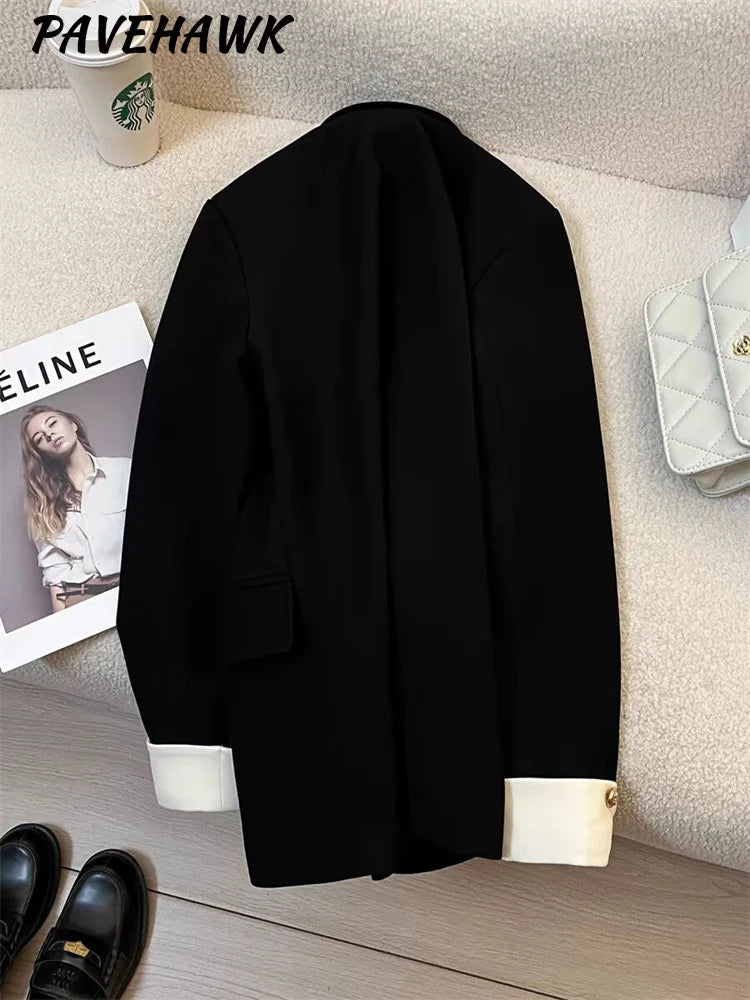 Women Long Sleeve Office Lady Blazers