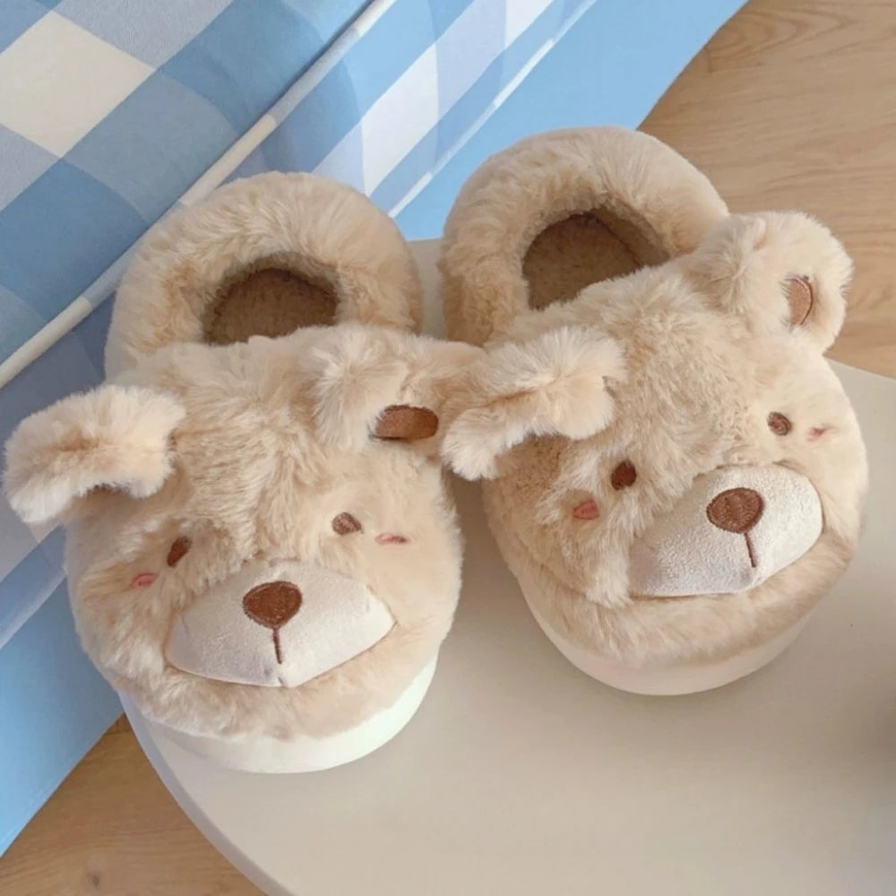 Cute Bear Winter  Women Slipper