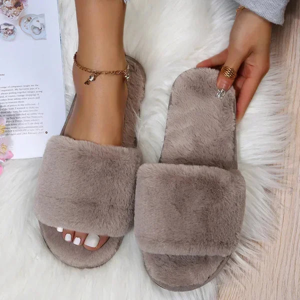 Winter Women Winter House Furry Slippers