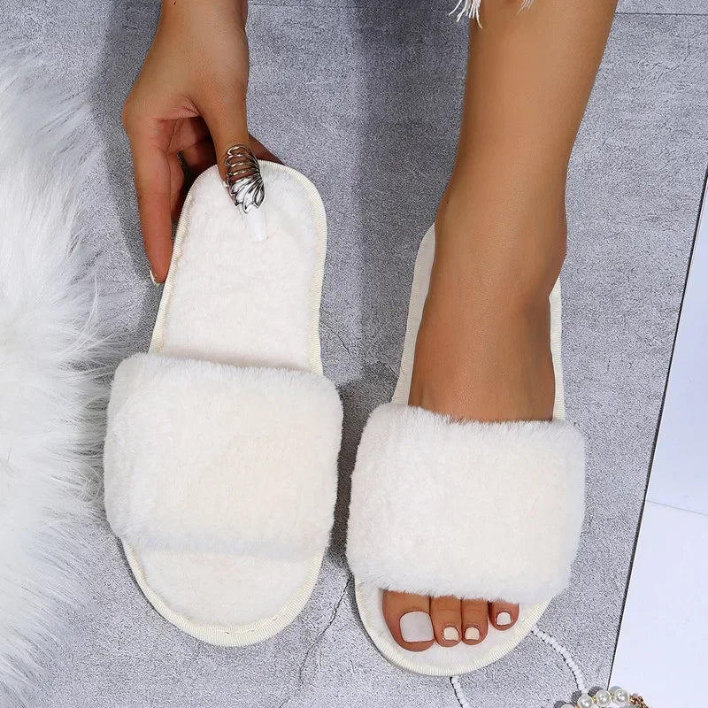 Winter Women Winter House Furry Slippers