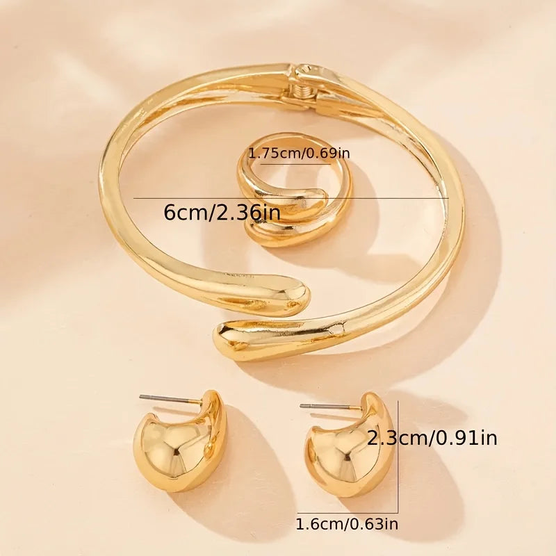 Earring Bangle Set Versatile Jewelry