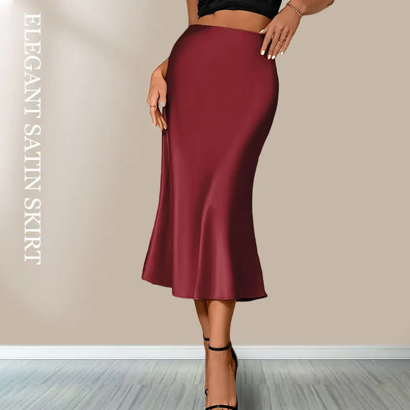 Satin Skirts for Women