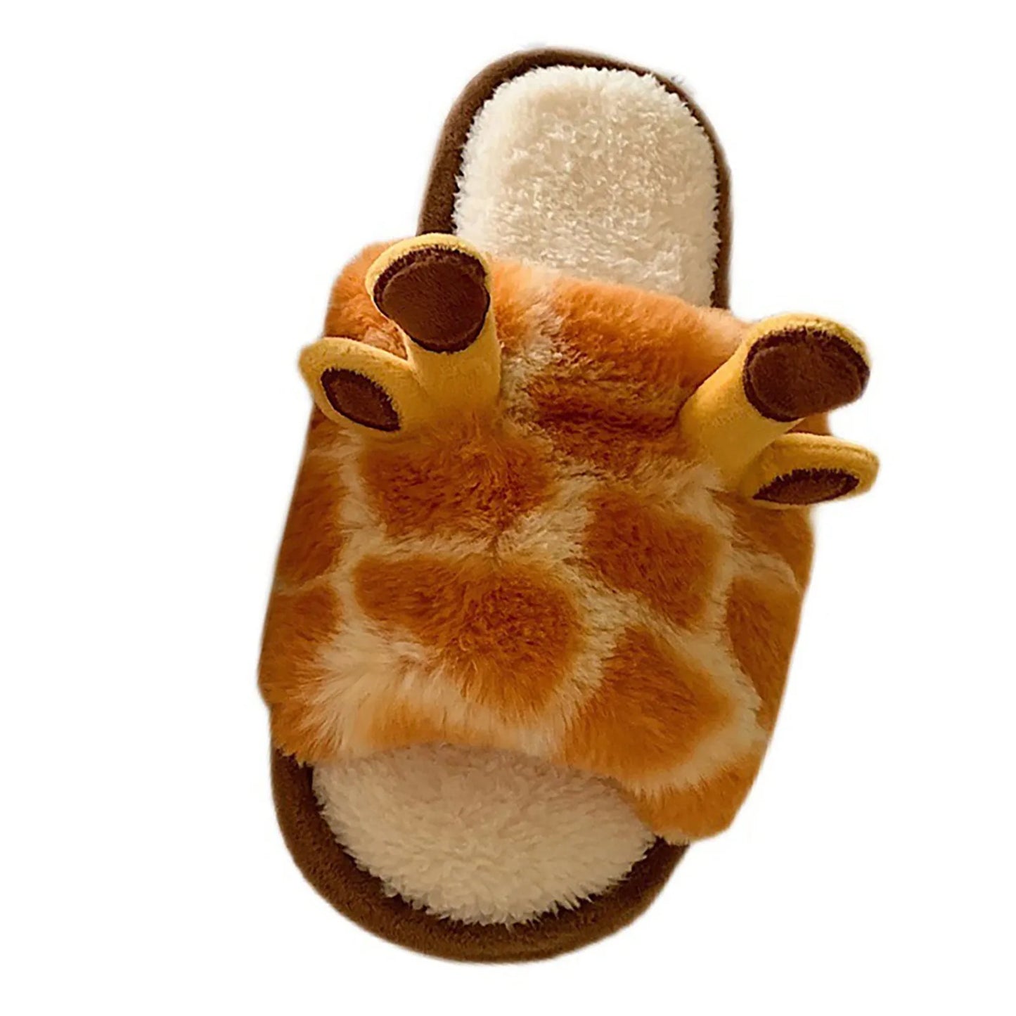 Giraffe Slippers Slippers Fluffy