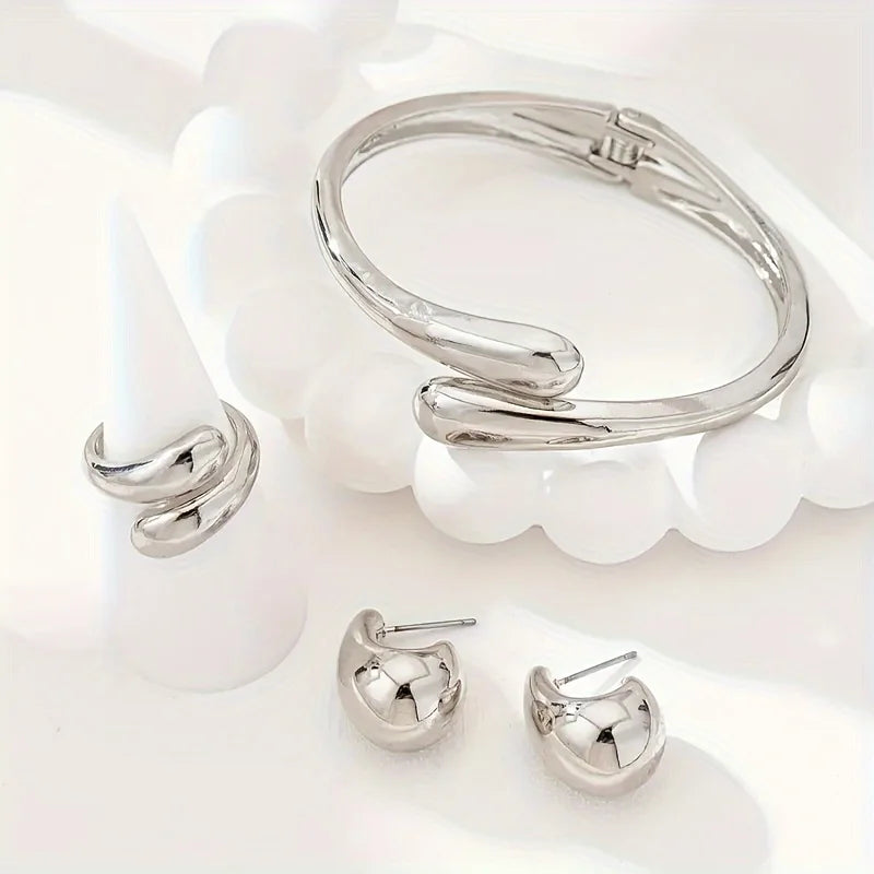 Earring Bangle Set Versatile Jewelry