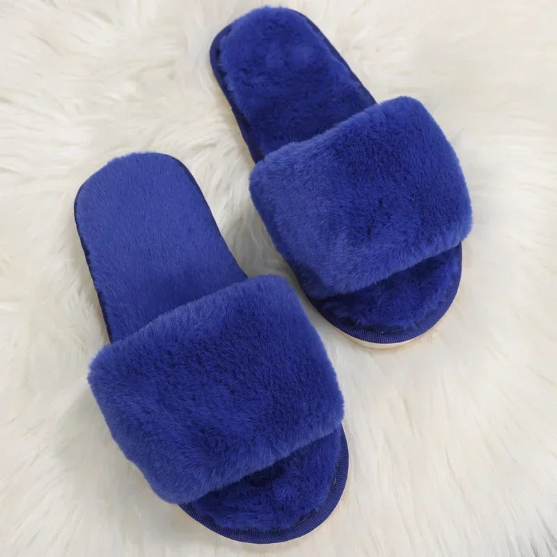 Winter Women Winter House Furry Slippers